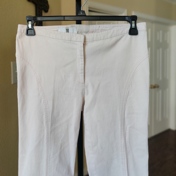 Irene Van Ryb Ivory Crop Pant Size M - Picture 2 of 8
